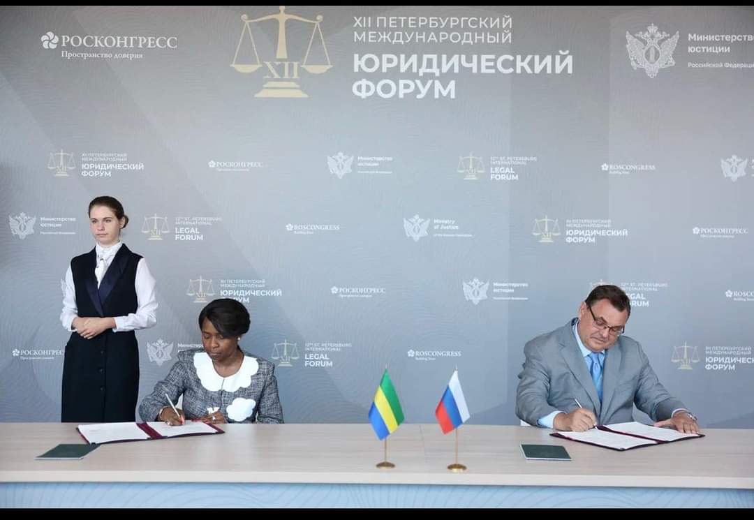 Coopération judiciaire : la Russie et le Gabon signent deux mémorandums